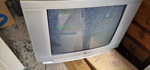 Sanyo silver crt 21in 480i - sanyo, tv