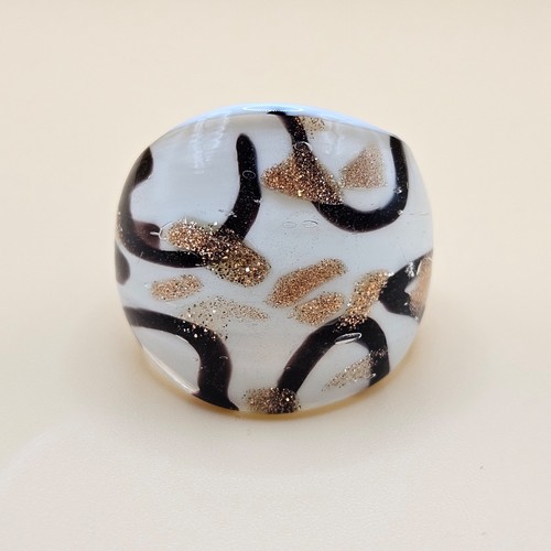 Murano style white black - murano,