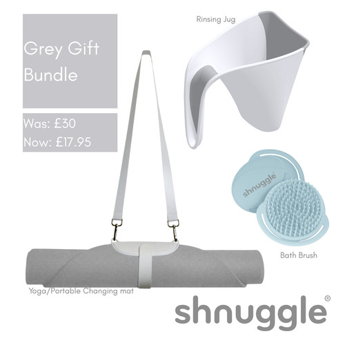 Shnuggle grey gift bundle - grey,