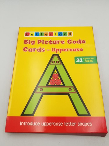 Big capital picture code cards - big,