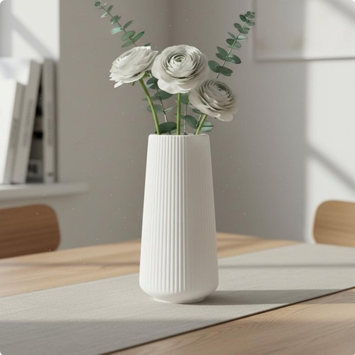 Imitation ceramic vase - ceramic,