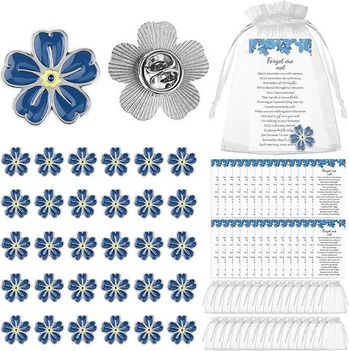 Forget not memorial pin - not,