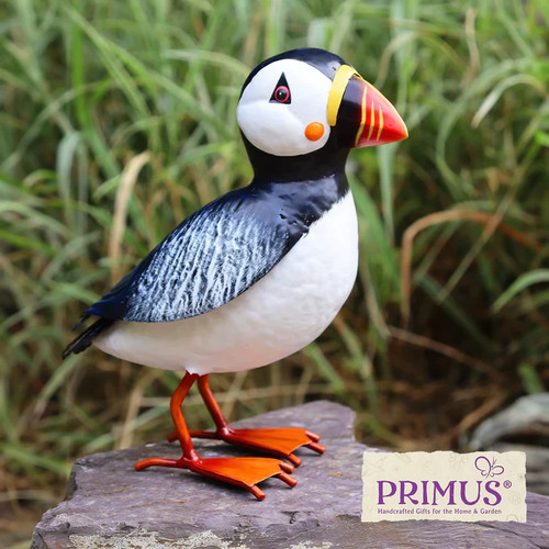 Puffin metal garden - puffin, ornament