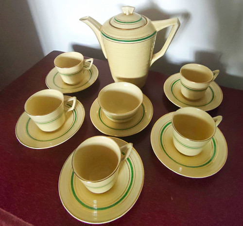 Vintage 1930s art - deco, coffee