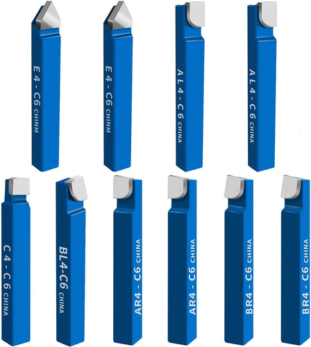 10pcs metal lathe tooling - 10pcs,