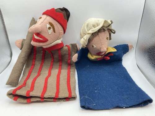 Pair vintage 1930s felt - vintage,