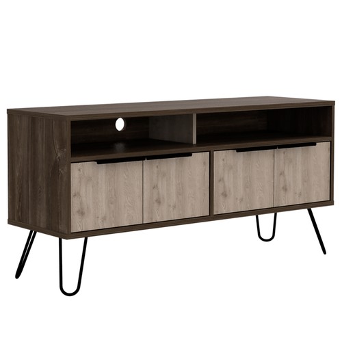 Unit door smoked - tv, oak