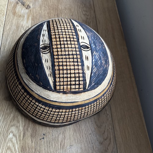 Vintage african calabash gourd - vintage,