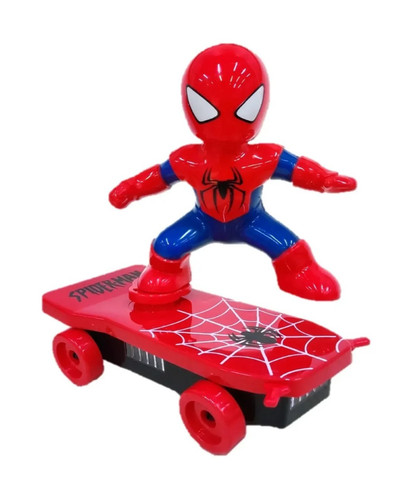 Electric spiderman skateboard - electric,