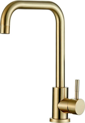Gold kitchen tap single - kitchen,