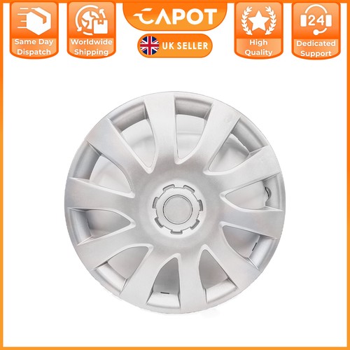 Silver wheel trim hub - silver,