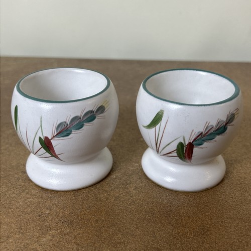 Pair vintage denby green - pair, of