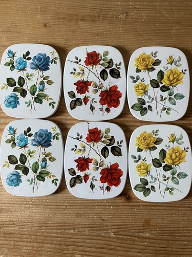 Vintage cork backed floral - cork,