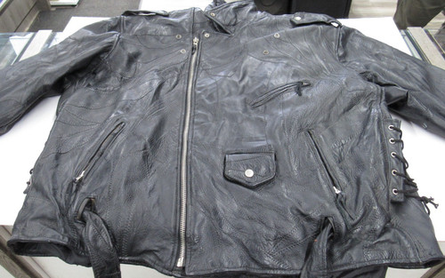 Diamond plate buffalo leather - plate,