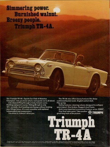 1967 triumph yellow - triumph,