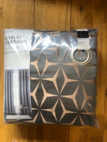 Next grey bronze geo star - grey,
