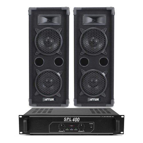 Max dual speakers spl400 - max, 6"