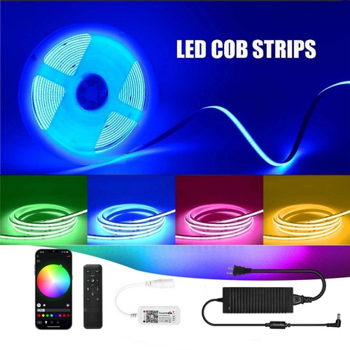 10m rgb cob led light - cob, strip