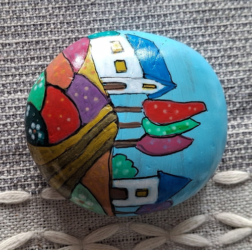 Hand painted decorative - hand-painted,