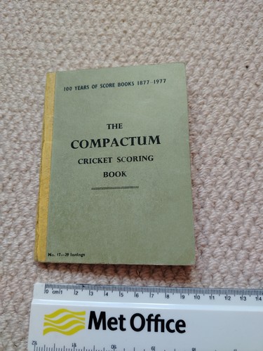 The compactum cricket scoring - the,