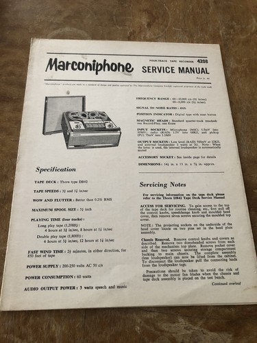 Marconiphone stereo system