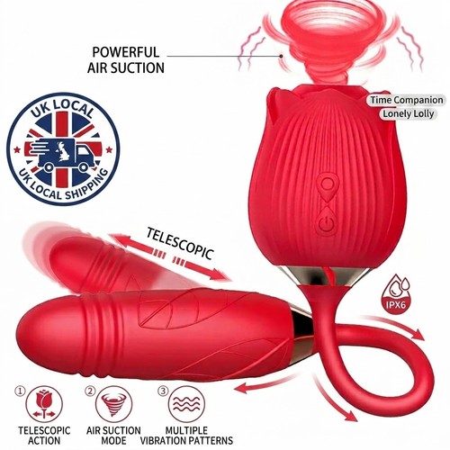 Rose sucking vibrator - rose,
