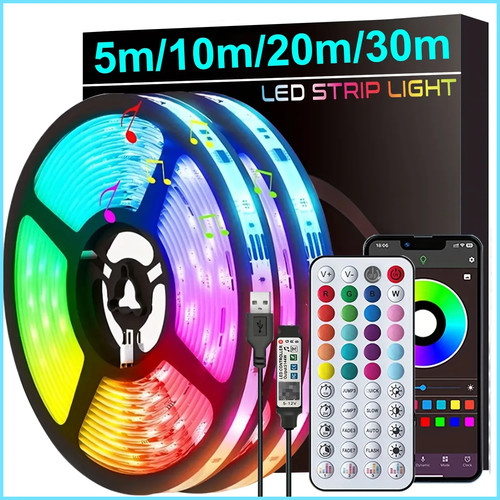 Led strip lights music - strip, sync