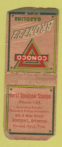 Matchbook cover horst - matchbook,