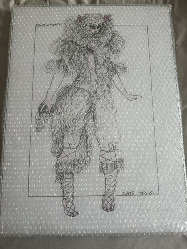 Costume sketch john napier - sketch, by