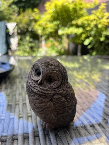 Poole pottery owl brown - poole,