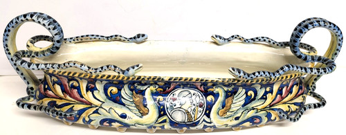 Large italian majolica - italian,