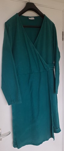 Adini dress green turquoise - /,