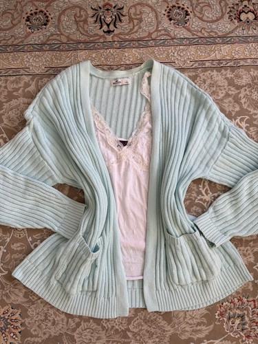 Hollister ribbed knit cardigan - ribbed,