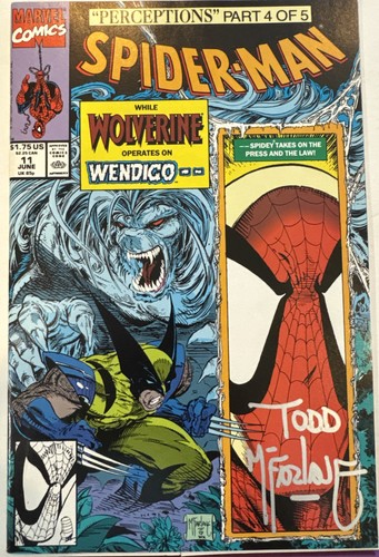 Signed todd mcfarlane - todd,