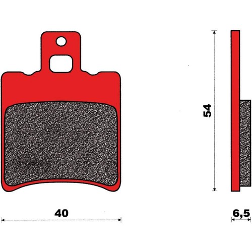 Pair brake pads for yamaha - pair,