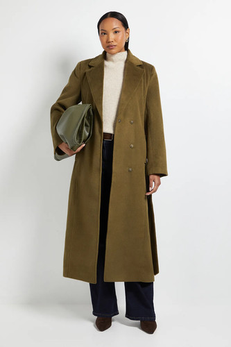 Wallis olive coat - wallis, womens