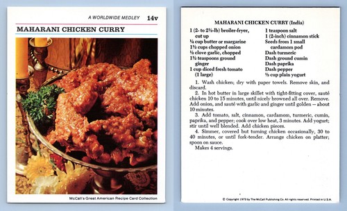 Maharani chicken curry 14v - maharani,