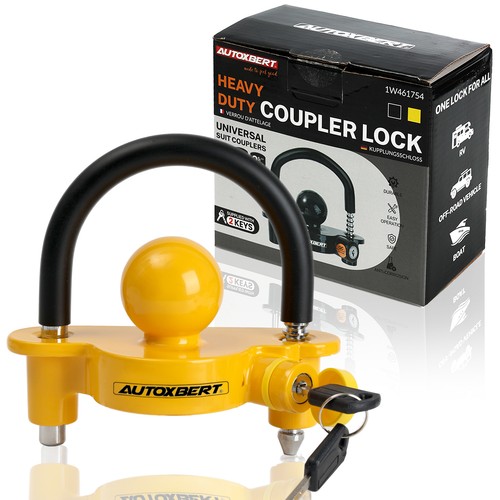 Trailer hitch coupling lock - coupling,
