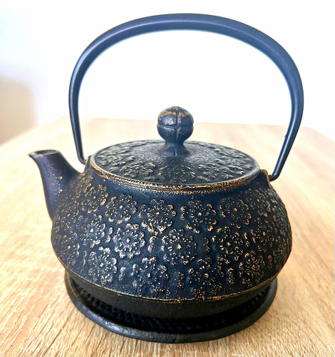Japanese cast iron teapot - japanese,