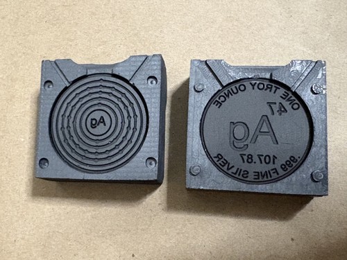 Silver graphite mold 1 - silver,