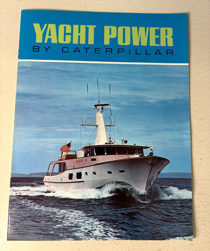 Yacht power caterpillar - yacht,
