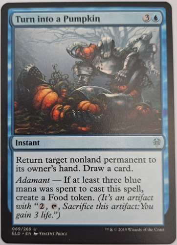 Turn into pumpkin - a,