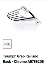 Triumph grab rail - grab,