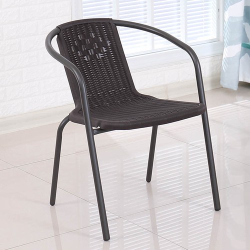 Wicker plastic chairs - plastic,