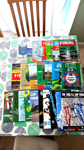 Cup finals programme bundle - fa,