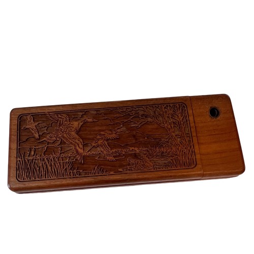 Vintage wooden duck flying - wooden,