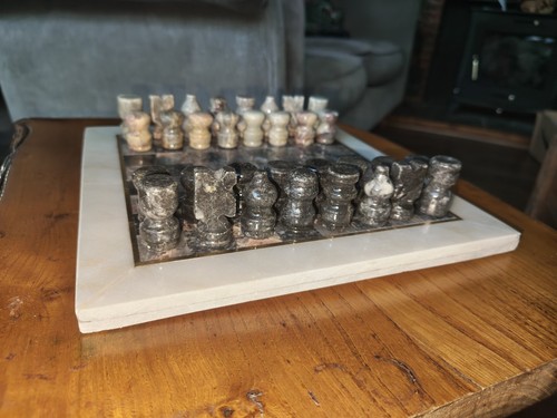 Marble and onyx with - with, brass