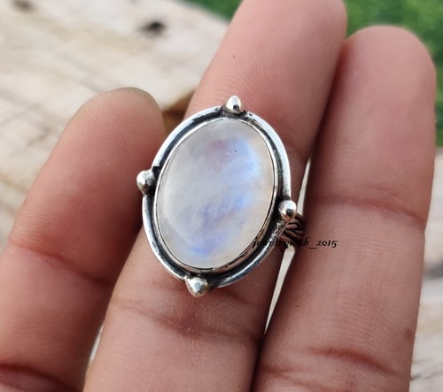 Moonstone ring 925 - ring, sterling
