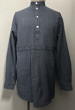 1950s Style Blue Striped