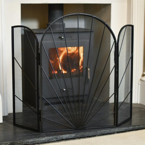 Black art deco three - black, three-fold